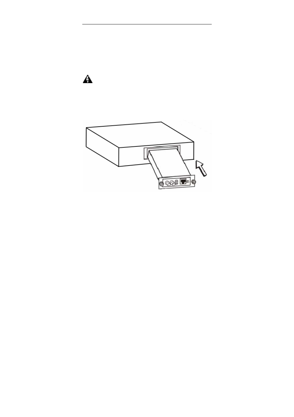 Installing the converter, Warning | Longshine LCS-C841MC User Manual | Page 31 / 34