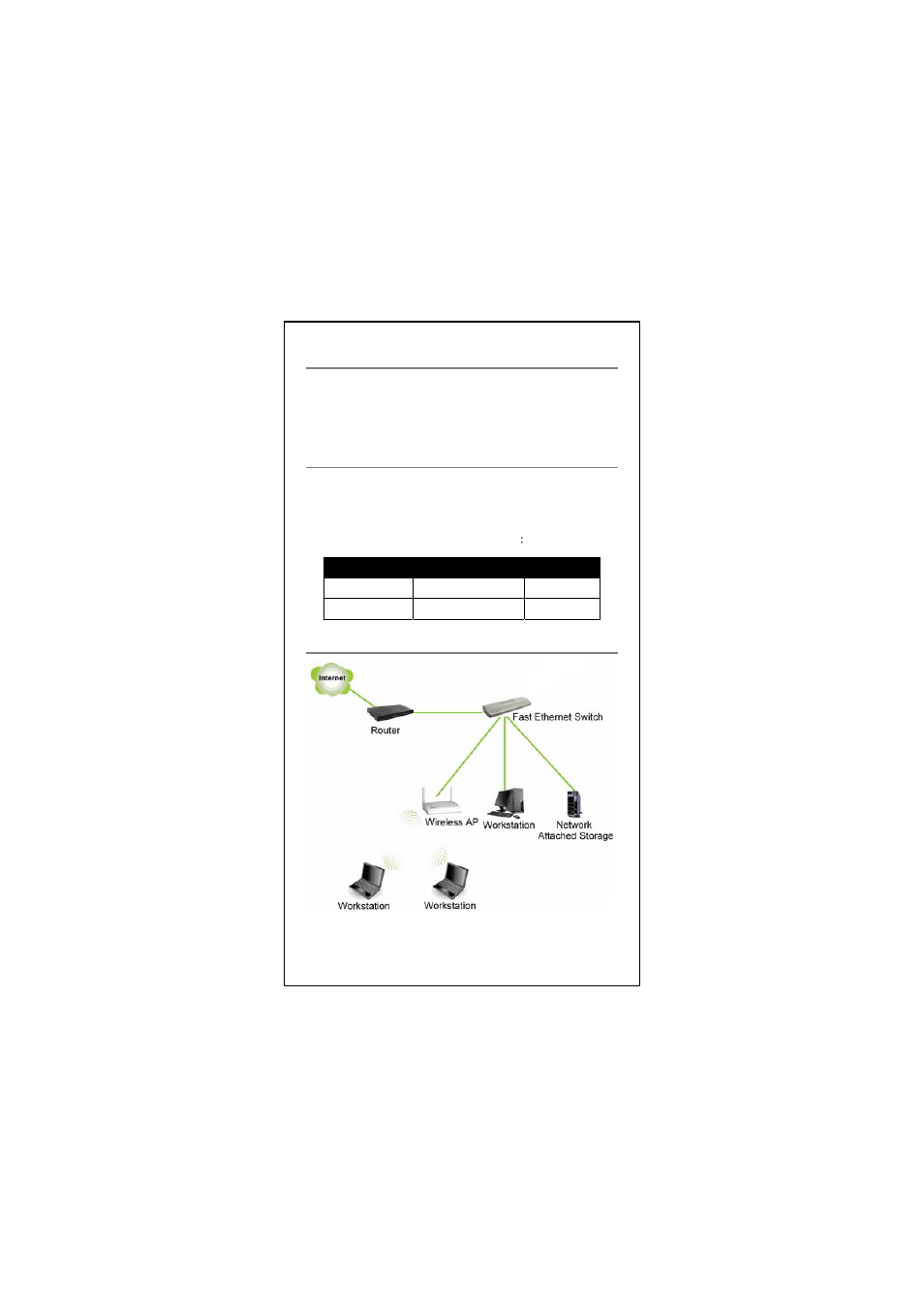 Station connection, Switches connection, Network application | Longshine LCS-FS6116-C User Manual | Page 6 / 7