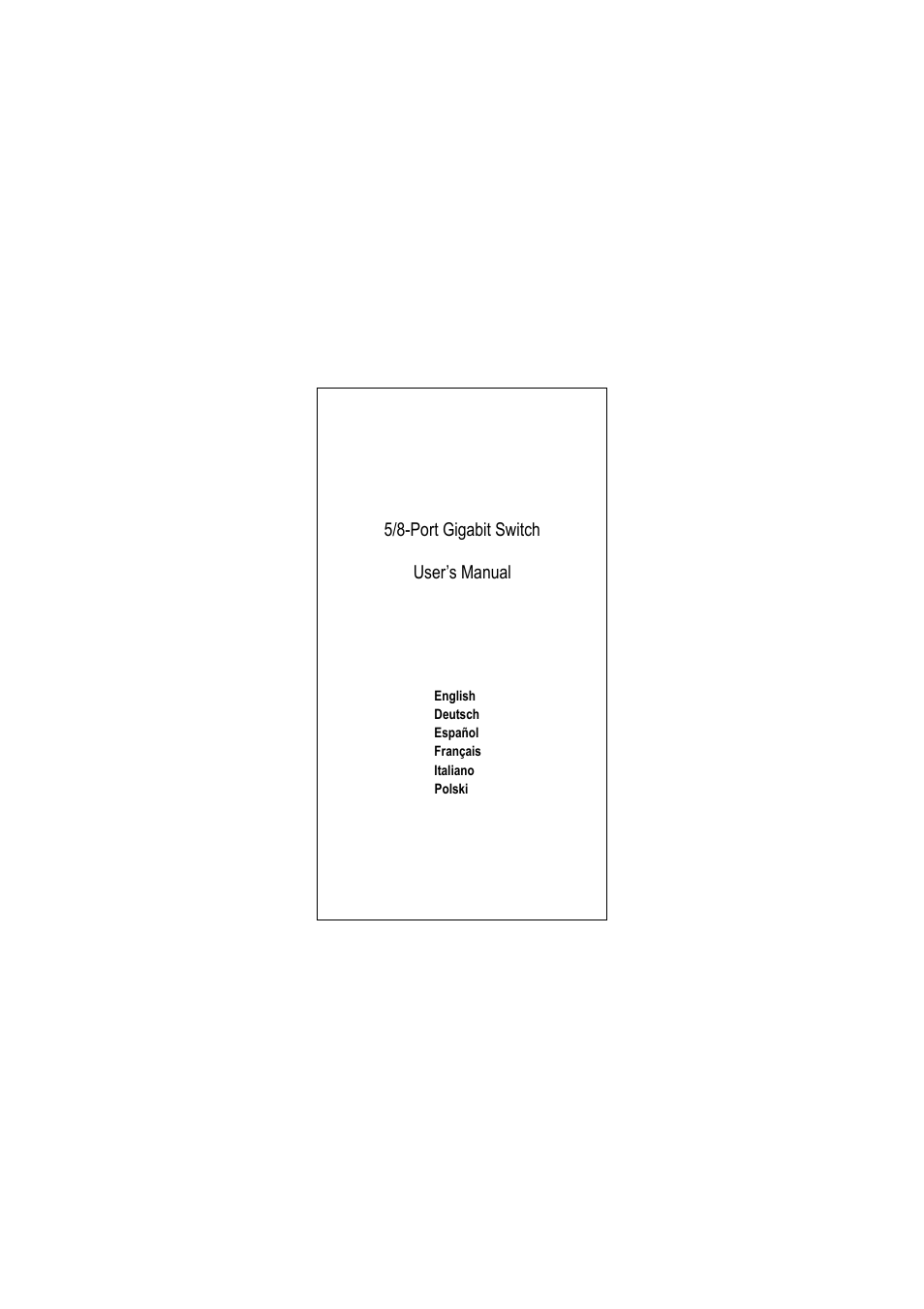 Longshine LCS-GS7105-D User Manual | 34 pages