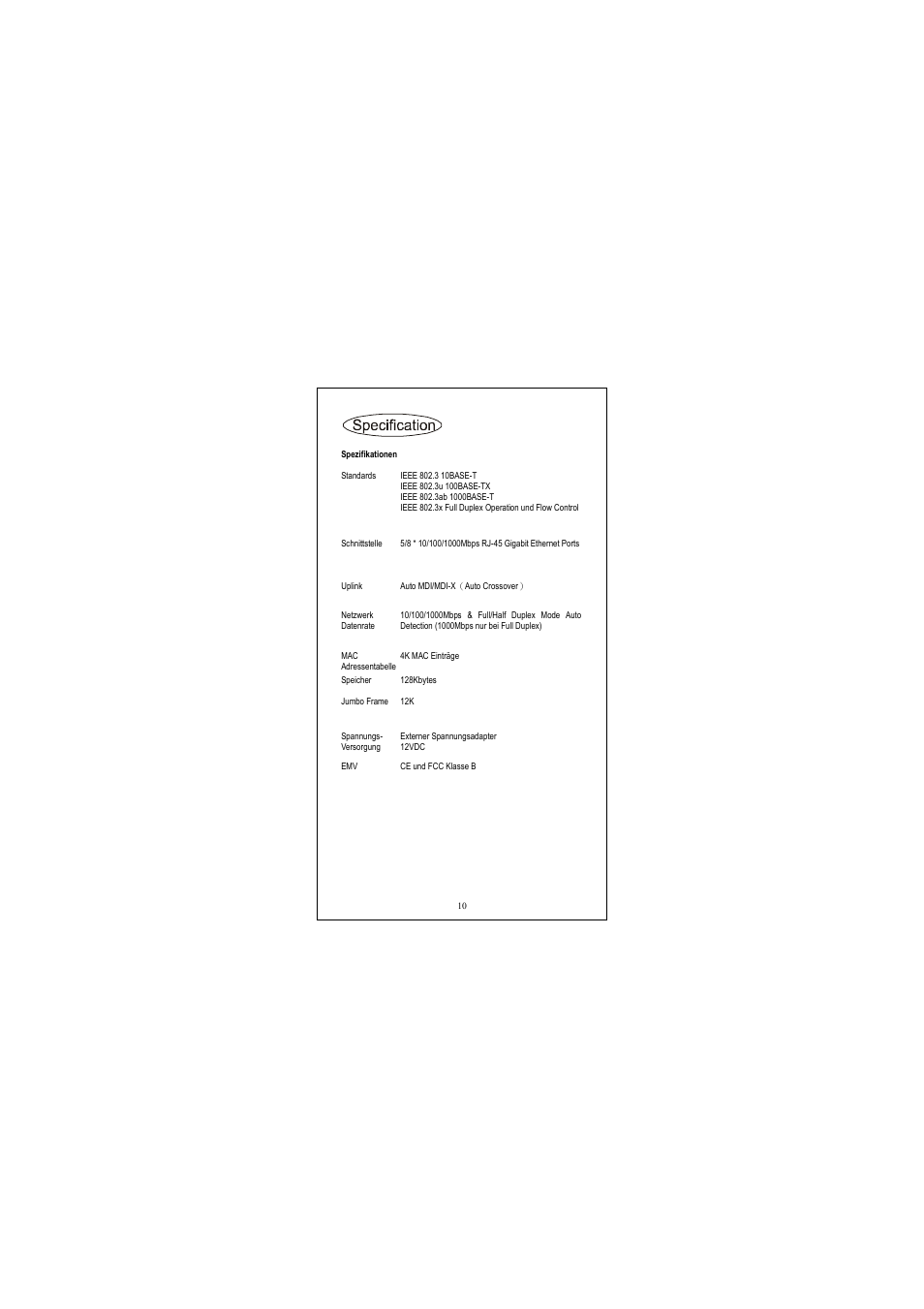 Longshine LCS-GS7108-D User Manual | Page 10 / 36