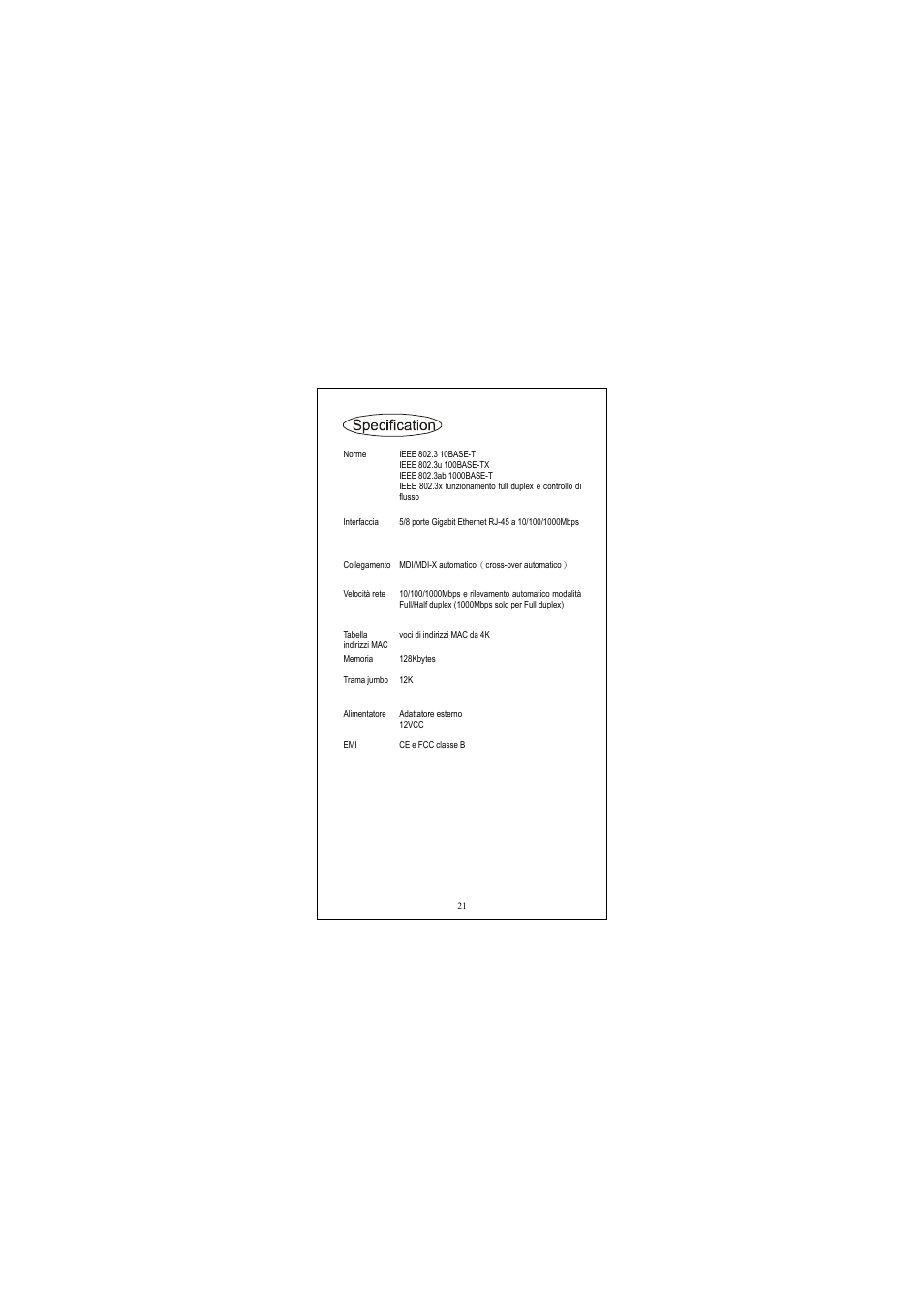 Longshine LCS-GS7108-D User Manual | Page 21 / 36
