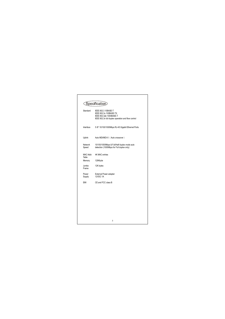 Longshine LCS-GS7108-D User Manual | Page 5 / 36