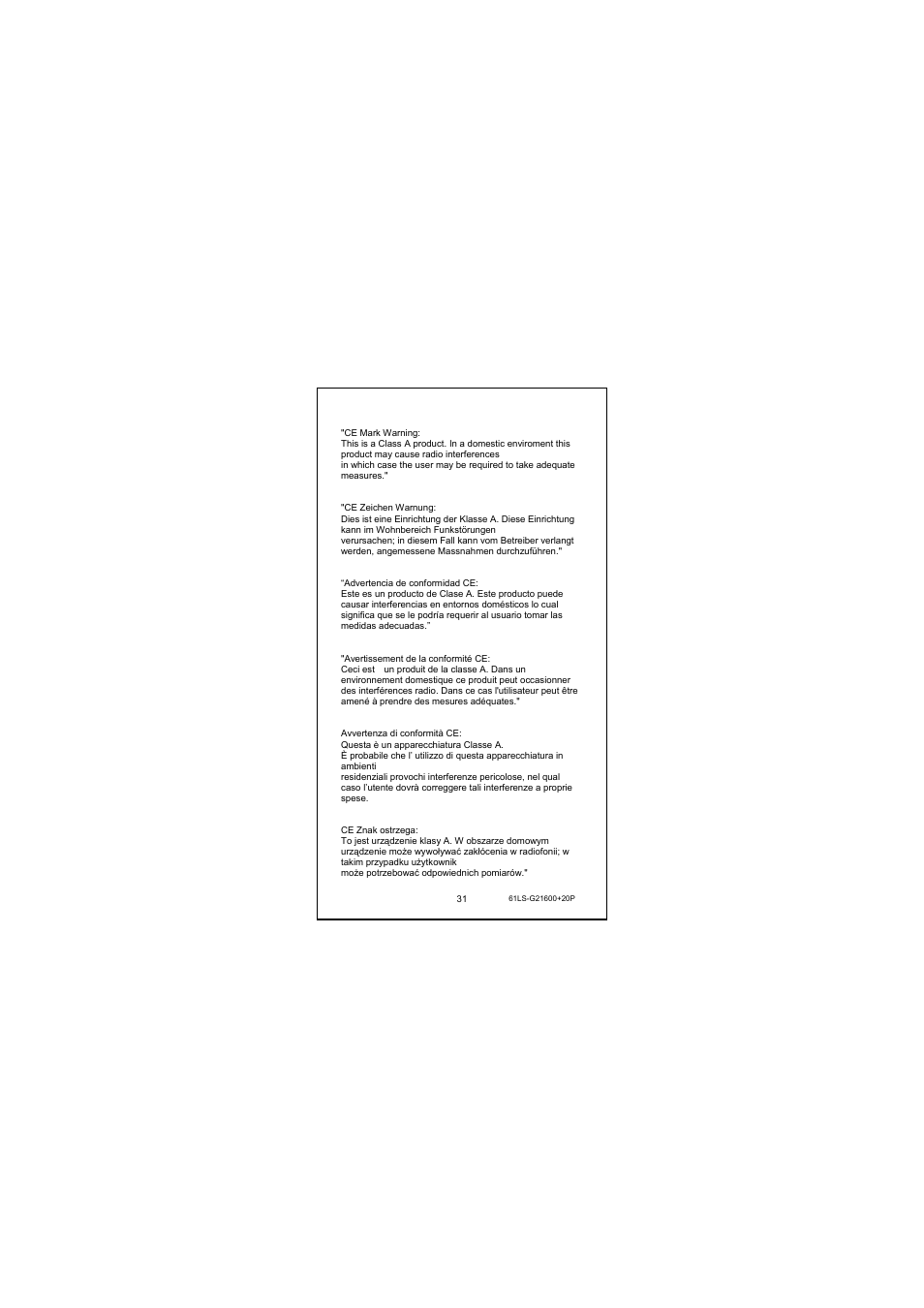 Longshine LCS-GS8116-A User Manual | Page 32 / 32