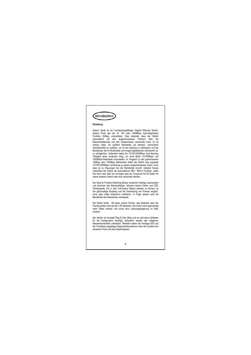 Einleitung | Longshine LCS-GS8116-A User Manual | Page 7 / 32