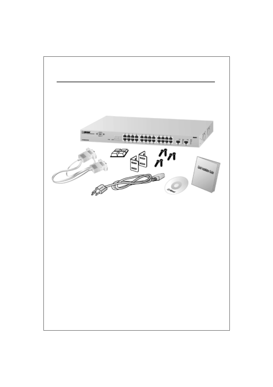 Unpacking information | Longshine LCS-GS8208-A V.1 User Manual | Page 3 / 22