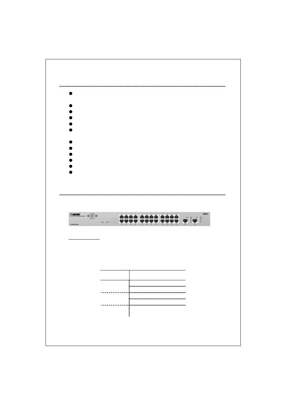 2 key features, 3 the front panel | Longshine LCS-GS8208-A V.1 User Manual | Page 5 / 22