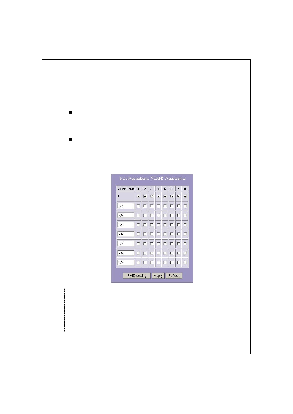 Vlan | Longshine LCS-GS8208-A V.2 User Manual | Page 16 / 41