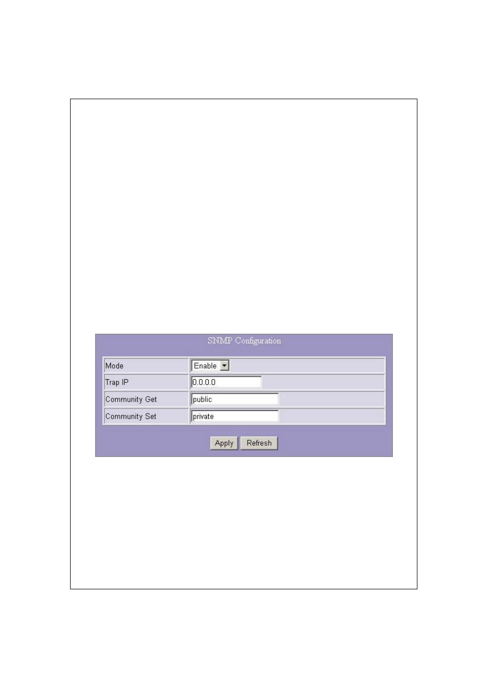 Snmp | Longshine LCS-GS8208-A V.2 User Manual | Page 24 / 41