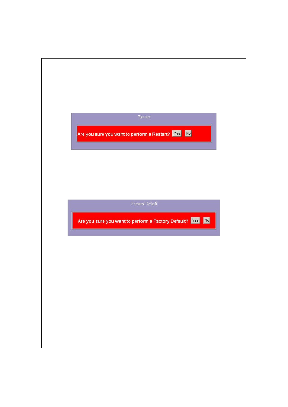 Restart, Factory default | Longshine LCS-GS8208-A V.2 User Manual | Page 27 / 41