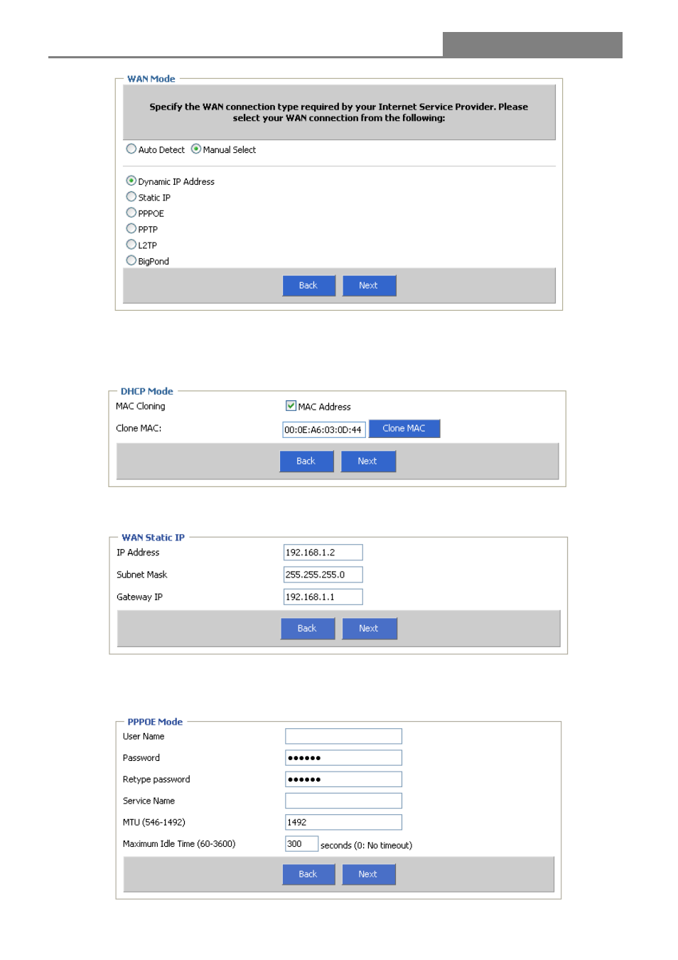 Ip sharing router | Longshine LCS-IR2114-D User Manual | Page 16 / 53