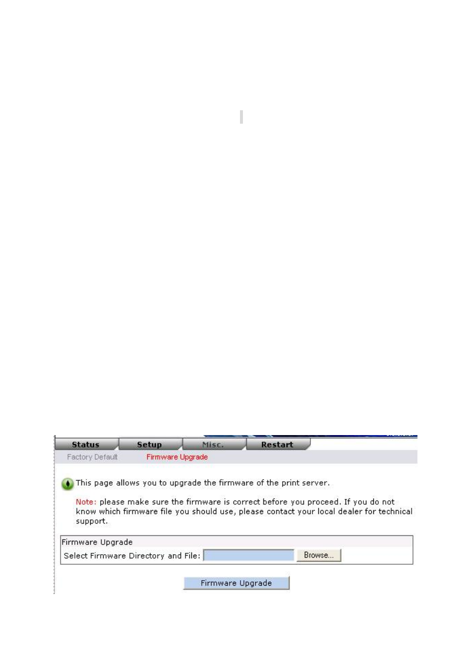 Upgrading the print server from browser, Pgrading the print server from, Unix | Hrough, Tcp/ip), Rowser | Longshine LCS-PS112 User Manual | Page 66 / 81