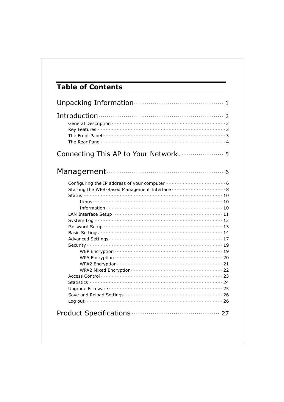 Longshine LCS-WA5-45 User Manual | Page 4 / 32