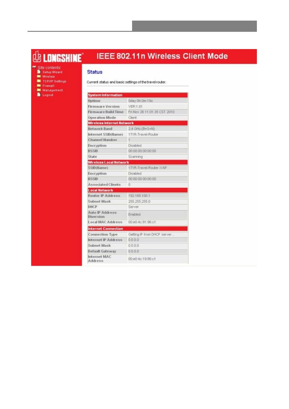 Router inalámbrico 11n 1t1r | Longshine LCS-WARC-N User Manual | Page 123 / 265