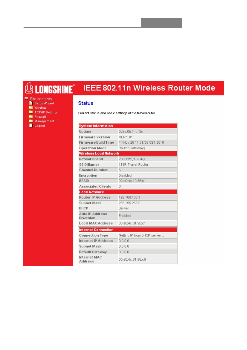 Routeur sans fil, 11n 1t1r | Longshine LCS-WARC-N User Manual | Page 174 / 265