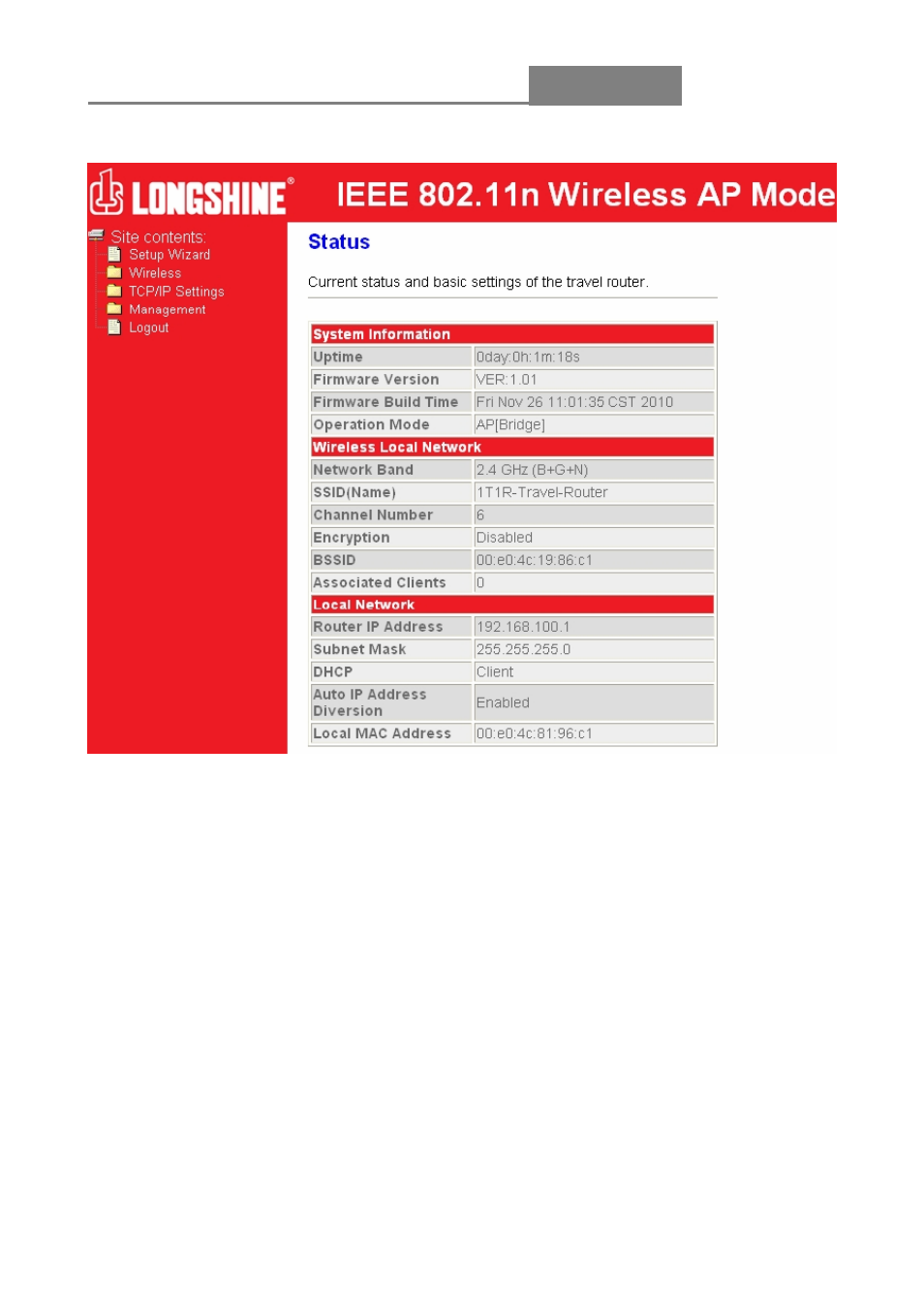 Routeur sans fil, 11n 1t1r | Longshine LCS-WARC-N User Manual | Page 175 / 265