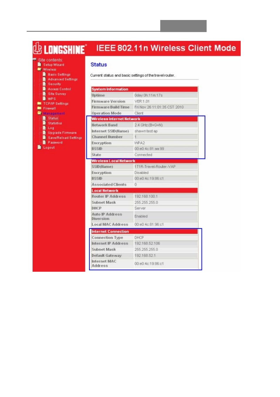 Routeur sans fil, 11n 1t1r | Longshine LCS-WARC-N User Manual | Page 193 / 265