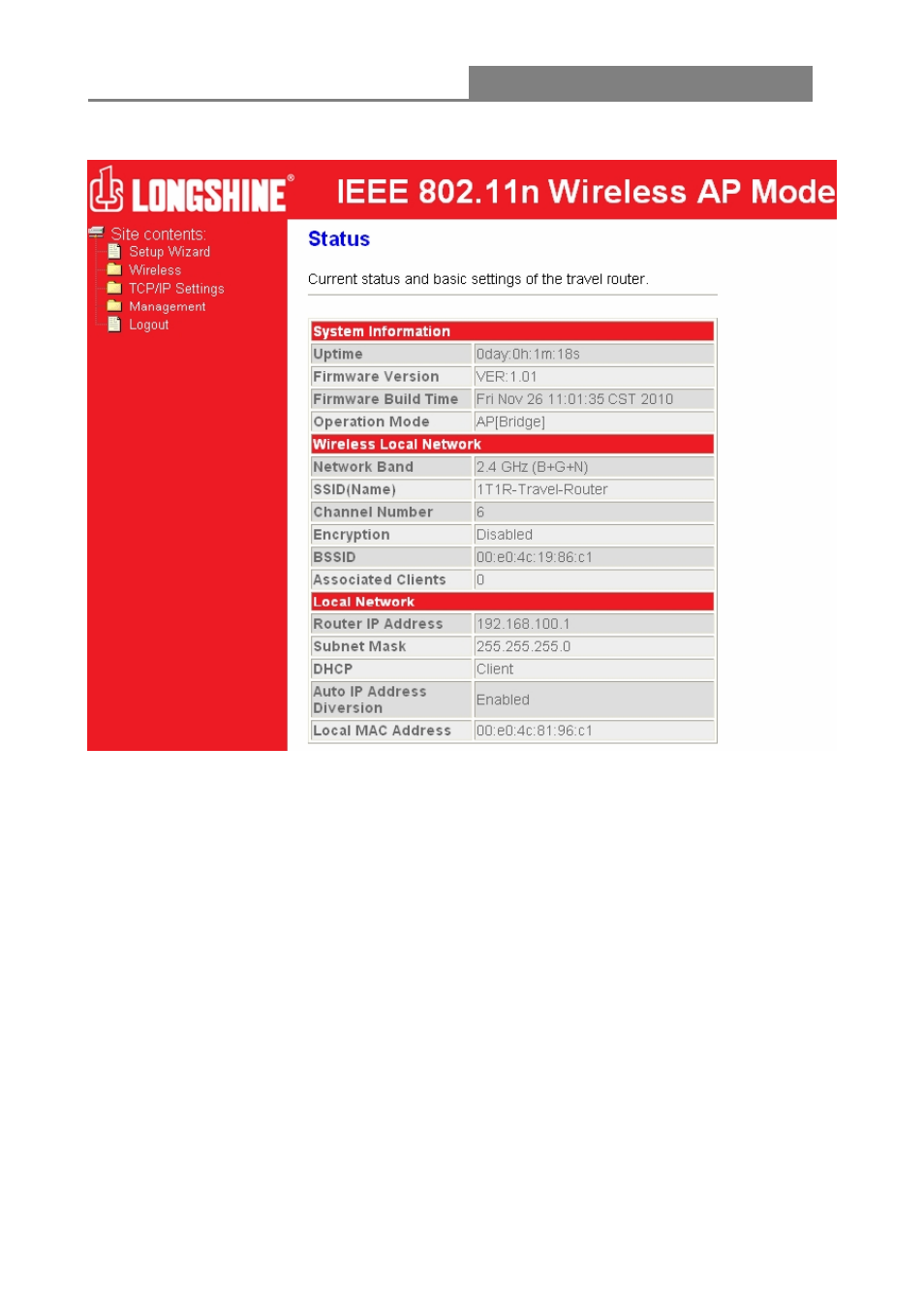 Router wireless 11n 1t1r | Longshine LCS-WARC-N User Manual | Page 227 / 265