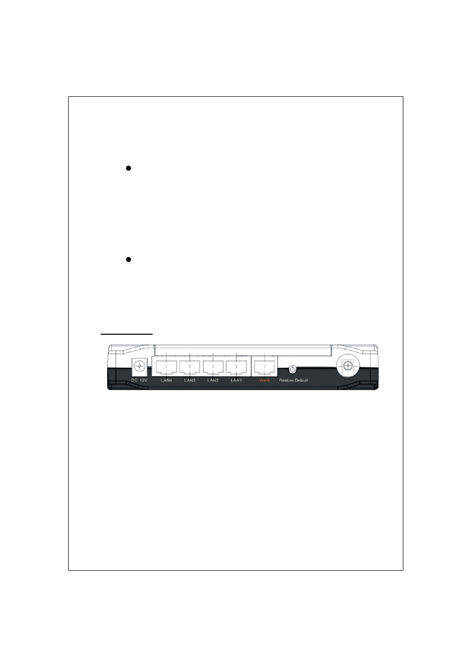 The rear panel, Power connection, Placement (optional) | Longshine LCS-WR5-2214-A User Manual | Page 10 / 48