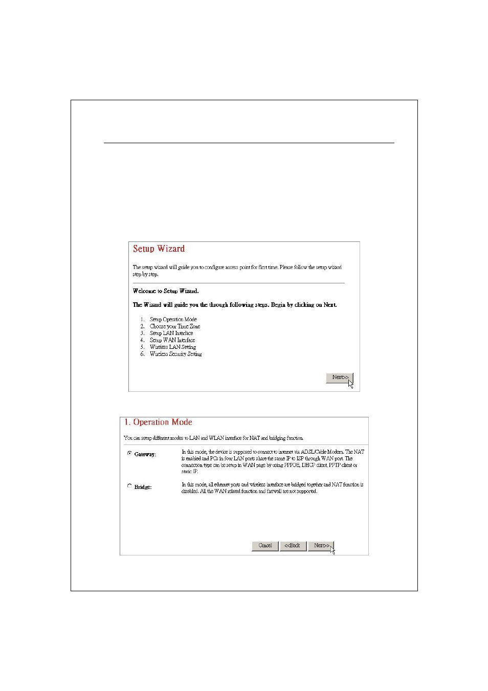 Setup wizard | Longshine LCS-WR5-2214-A User Manual | Page 17 / 48