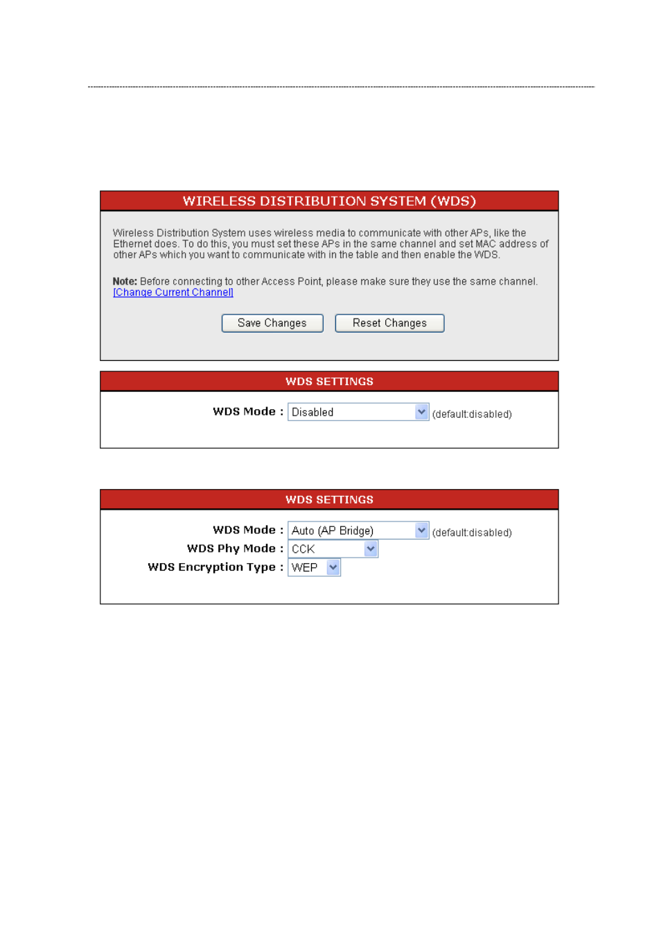 Wds settings | Longshine LCS-WR5-3214N User Manual | Page 37 / 58