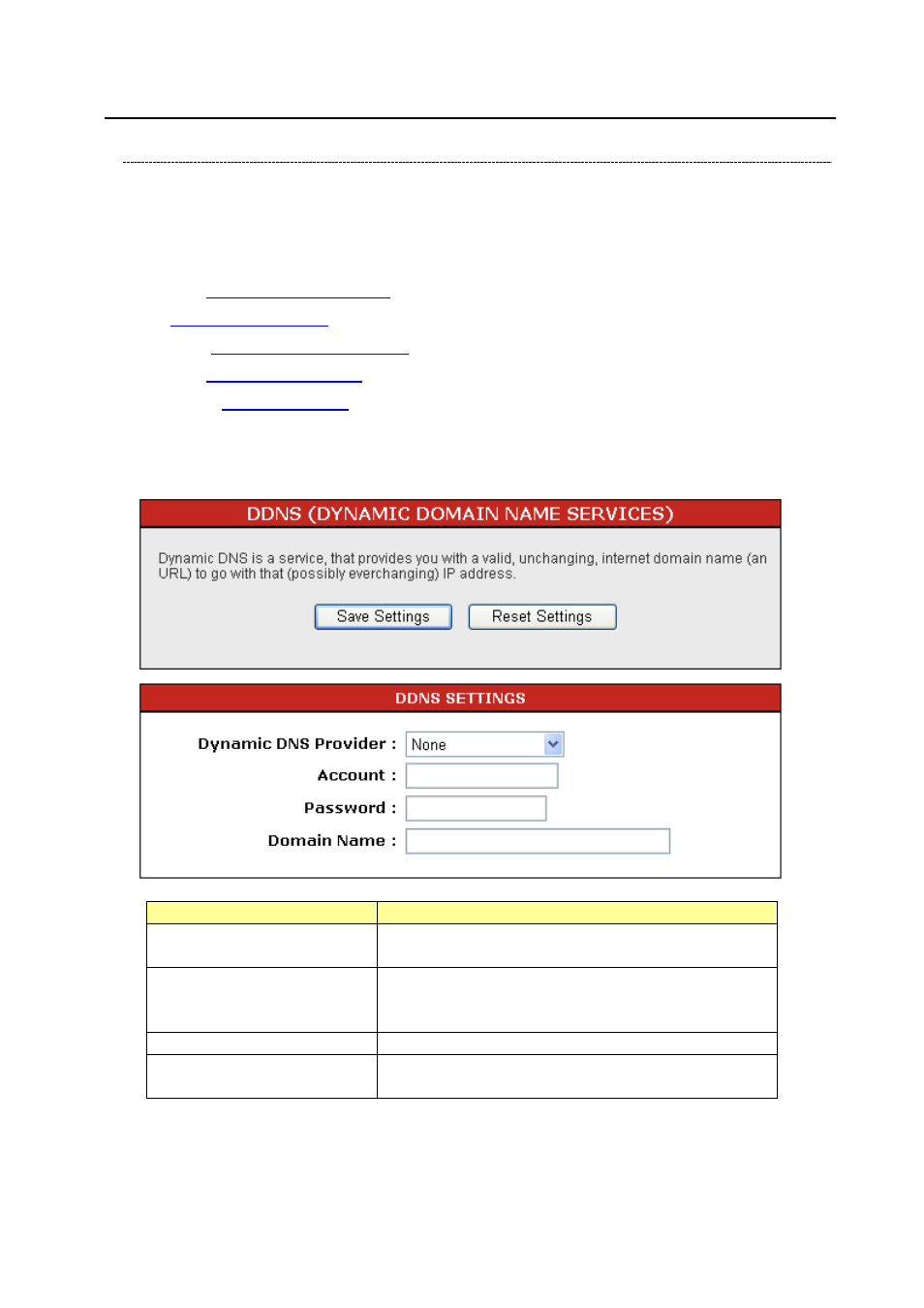 Services settings, Ddns settings | Longshine LCS-WR5-3214N User Manual | Page 50 / 58