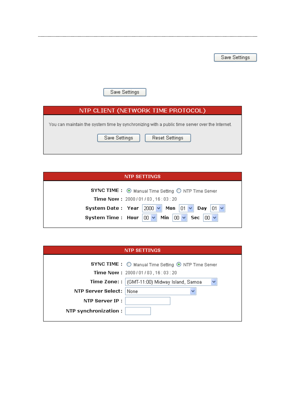 Date/time settings | Longshine LCS-WR5-3214N User Manual | Page 51 / 58