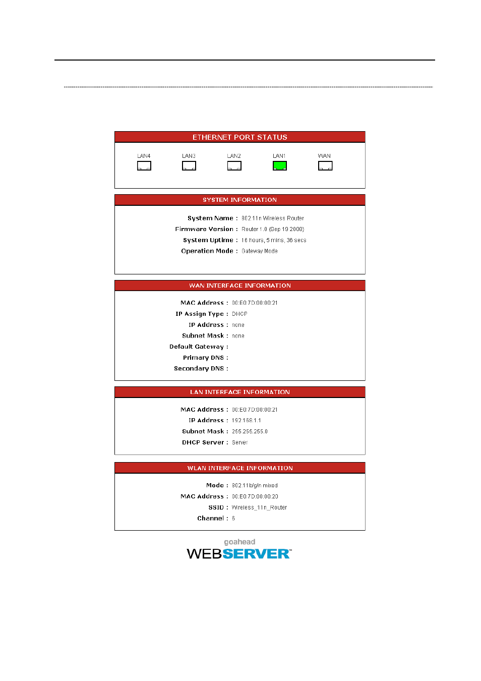 Information, System information | Longshine LCS-WR5-3214N User Manual | Page 54 / 58