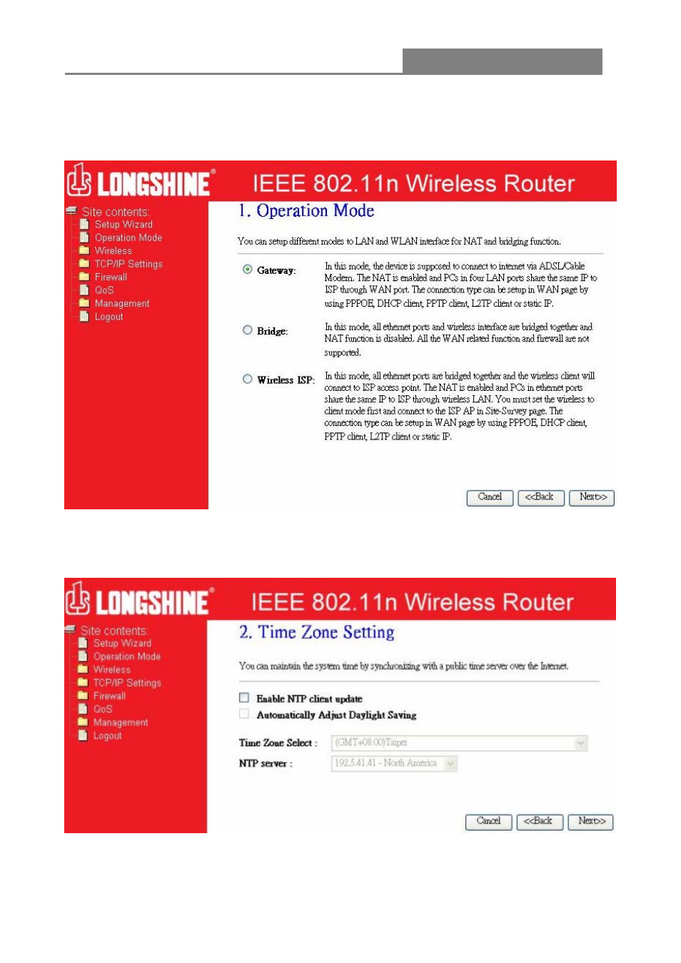 Wireless 11n router | Longshine LCS-WRN-3211 User Manual | Page 16 / 58