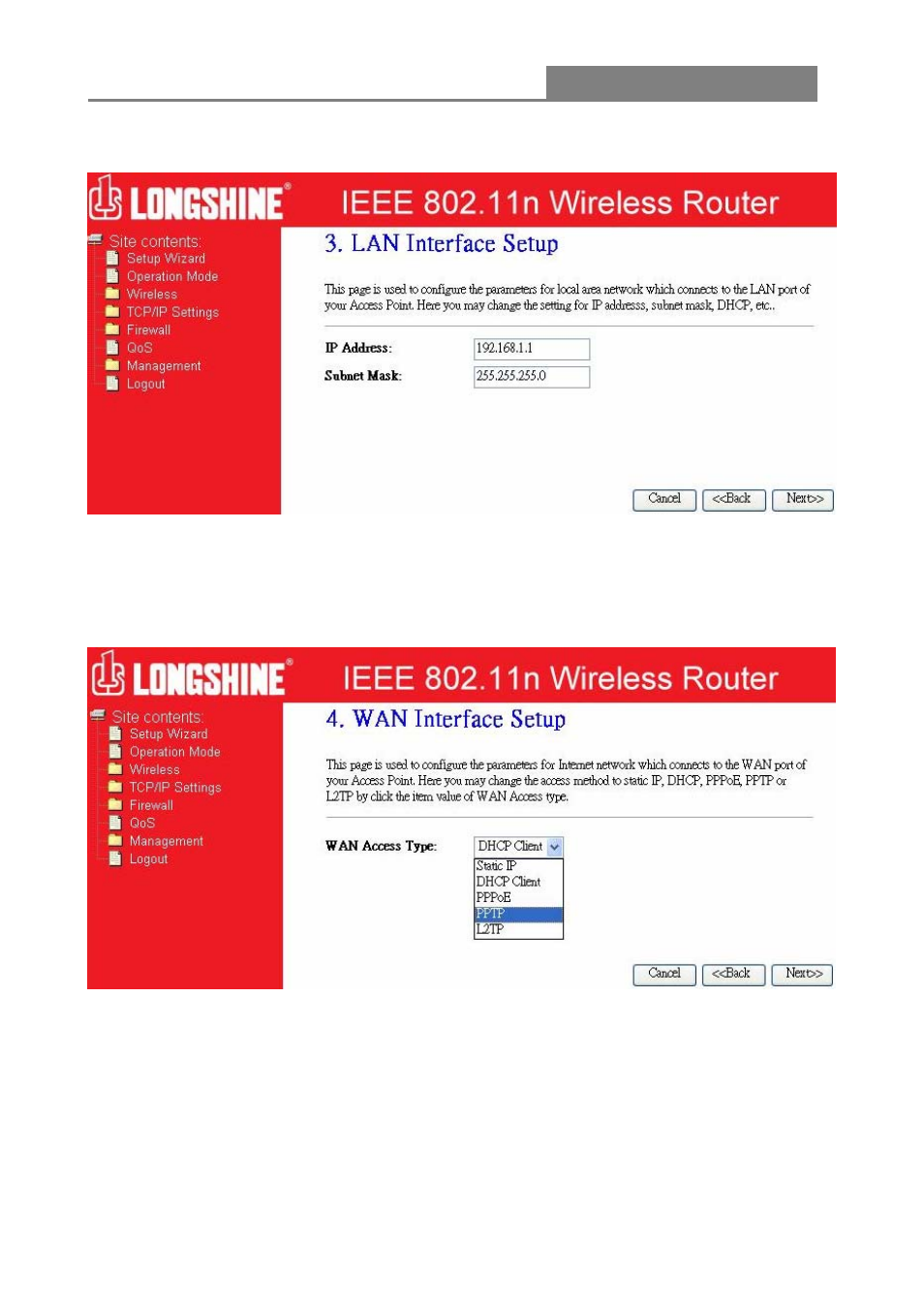 Wireless 11n router | Longshine LCS-WRN-3211 User Manual | Page 17 / 58