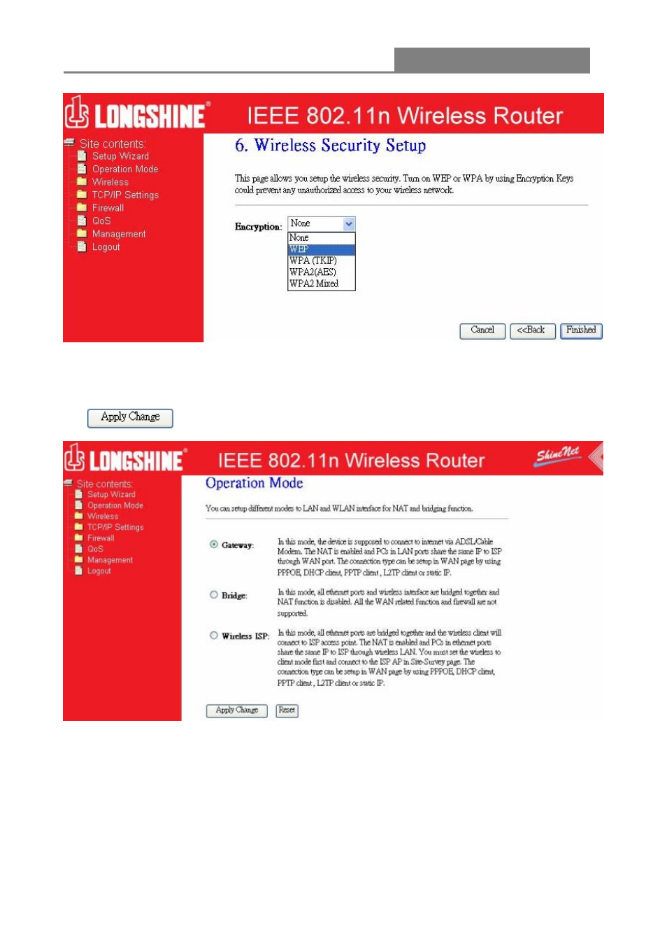 Wireless 11n router | Longshine LCS-WRN-3211 User Manual | Page 19 / 58