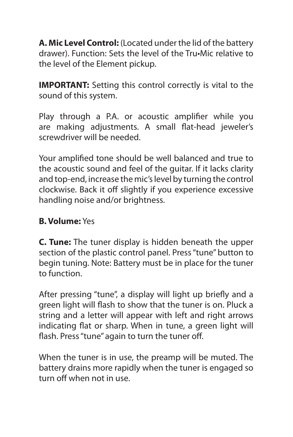 LR Baggs Stagepro Anthem User Manual | Page 4 / 6