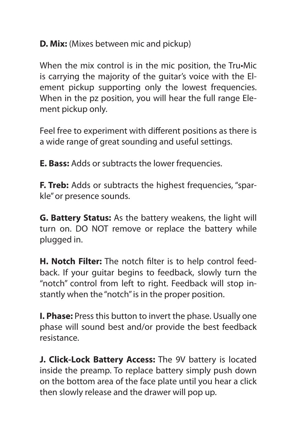 LR Baggs Stagepro Anthem User Manual | Page 5 / 6