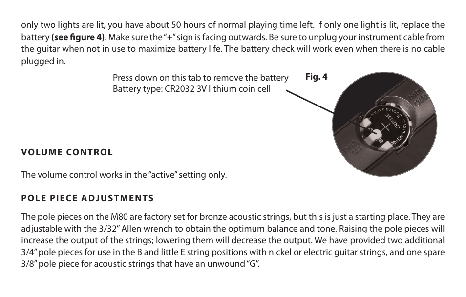 LR Baggs M80 User Manual | Page 5 / 6