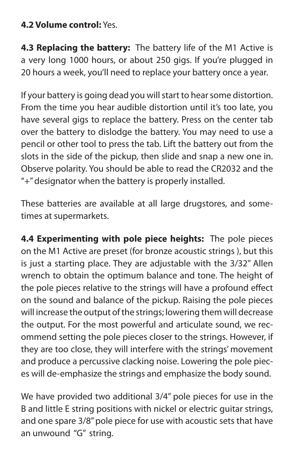 LR Baggs M1A User Manual | Page 5 / 6