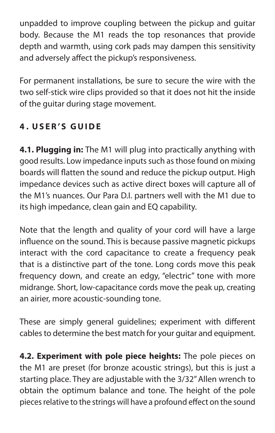 LR Baggs M1 User Manual | Page 5 / 6