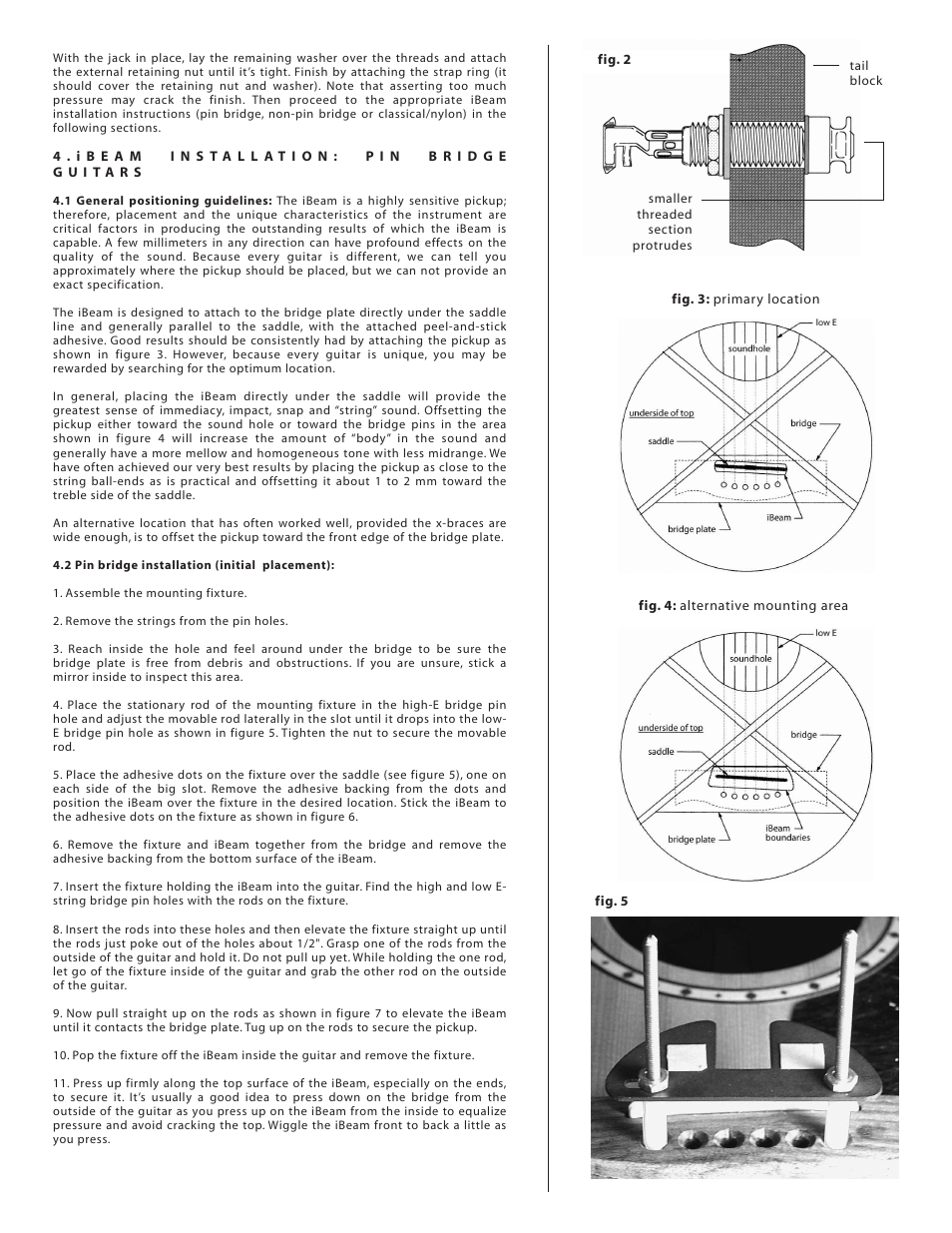 LR Baggs iBeam Active System User Manual | Page 2 / 5