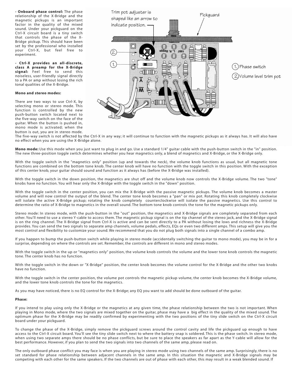 LR Baggs Control-X Preamp User Manual | Page 5 / 6