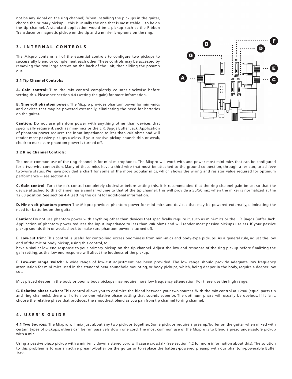 LR Baggs Mixpro User Manual | Page 2 / 3