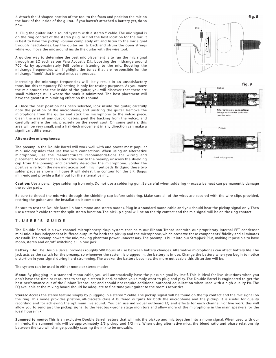 LR Baggs Double Barrel User Manual | Page 3 / 3