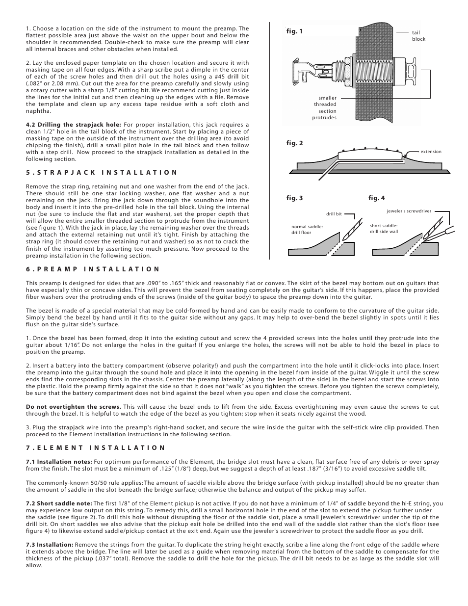 LR Baggs Element Onboard System User Manual | Page 2 / 3