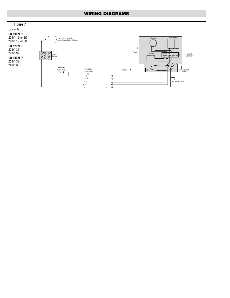 Wiring diagrams, Figure 7 | Chromalox UB-1502E User Manual | Page 4 / 6