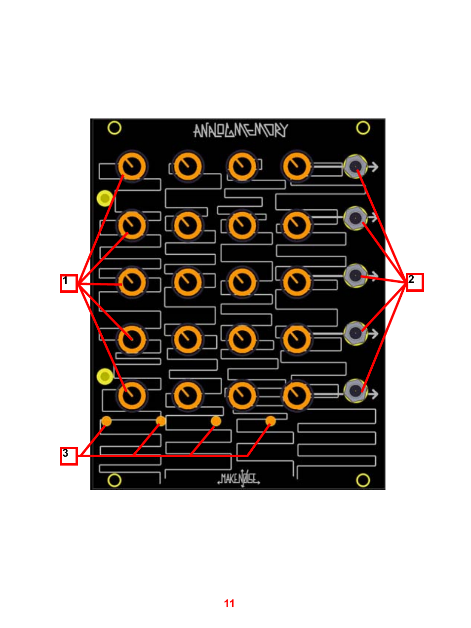 Make Noise Analog Memory User Manual | Page 11 / 12