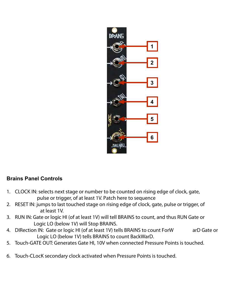 Make Noise Brains User Manual | Page 6 / 9