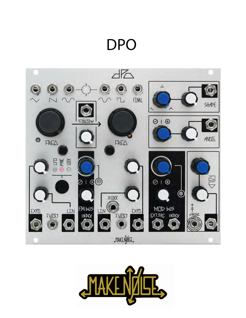 Make Noise DPO User Manual | 17 pages