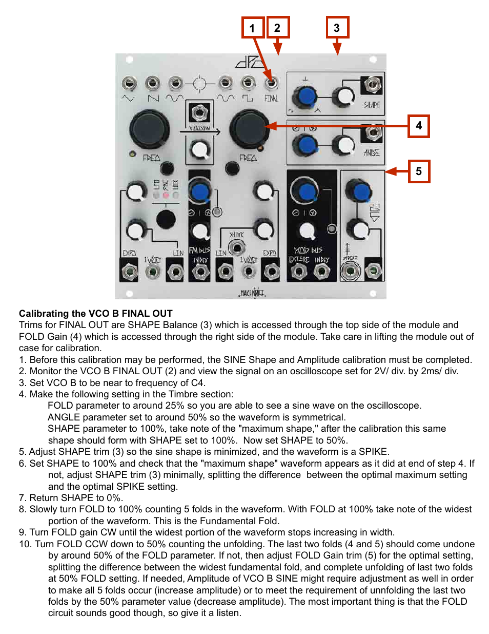 Make Noise DPO User Manual | Page 17 / 17