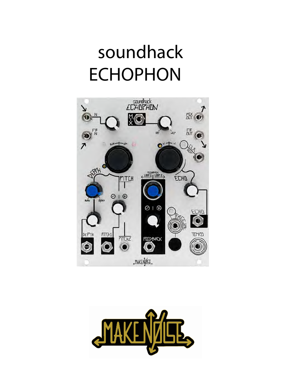 Make Noise Echophon User Manual | 9 pages