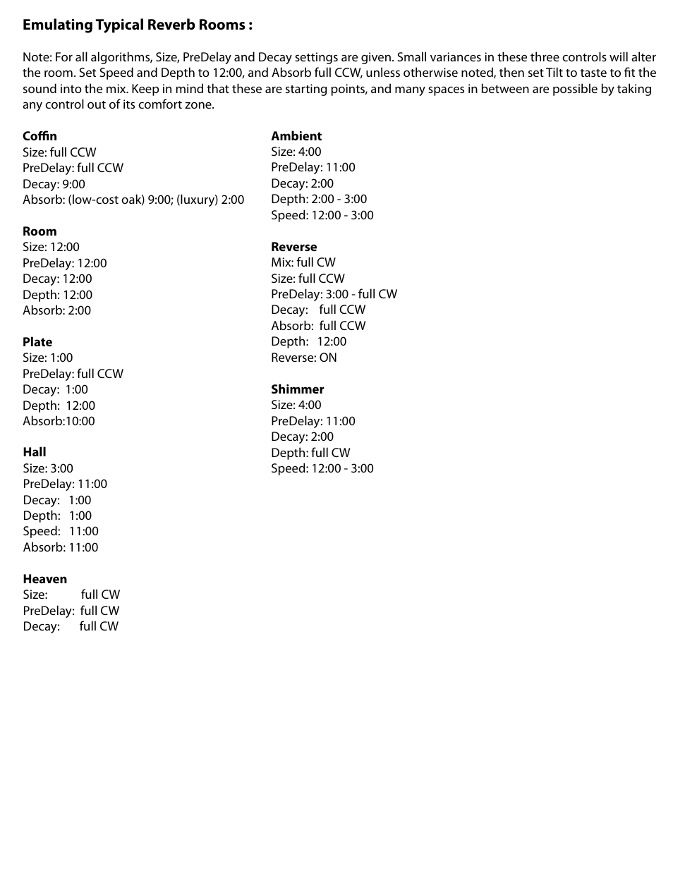 Make Noise Erbe Verb User Manual | Page 11 / 12