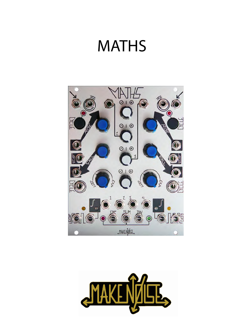 Make Noise MATHS User Manual | 18 pages