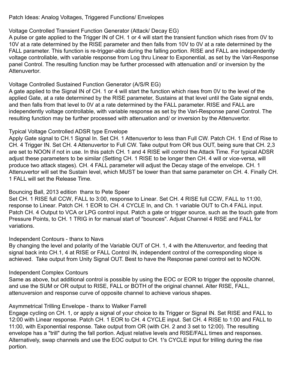 Make Noise MATHS User Manual | Page 16 / 18