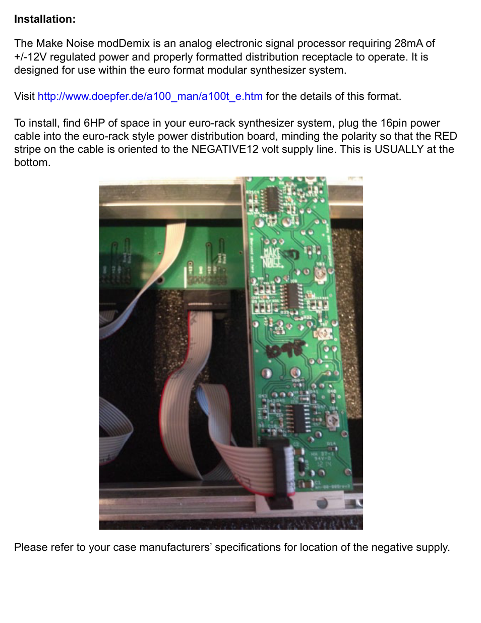 Make Noise modDemix User Manual | Page 3 / 8